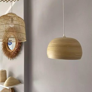 Interior <b>lighting</b> spun <b>bamboo</b> chandelier lampshade minimalist ceiling lamps cheap price hangign lamp <b>shades</b> - Product Image 6