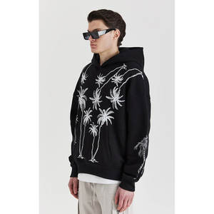 2025 hommes décontracté coton pull à capuche sweats hiver cordon sweats avec impression numérique personnalisée - Product Image 3