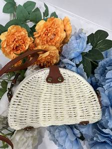 Bolso de Mimbre de Moda, Bolso de Viaje Hecho a Mano con Diseño de Nube - Product Image 4
