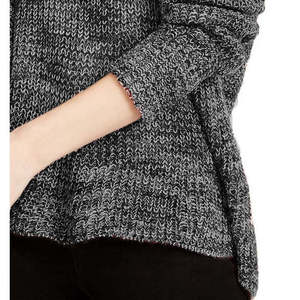 Cardigan con Collo a Cappuccio per Ragazzi American Rag, Maglione Nero con Decorazioni Floreali e Colletto a Fiocco, per Inverno e Autunno, Taglia Large - Product Image 3