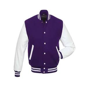 Chaqueta universitaria de lona con cuello levantado para hombre de alta calidad, precio barato al por mayor para chaquetas universitarias de invierno - Product Image 6