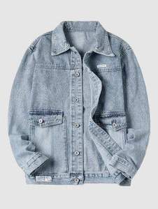 Vestes Denim Hiver Vintage pour Homme Bouton Avant 100% Coton Tendance Eco-Friendly 2025 Styles - Product Image 6