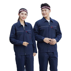 ชุดเครื่องแบบพนักงานแบบสั่งทำชุดคลุมช่างเครื่องระบายอากาศได้ดีสำหรับชุดทำงานก่อสร้างอุตสาหกรรมสำหรับคนงาน - Product Image 4