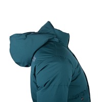 Veste de sport verte pour homme Leppa, qualité excellente, écologique, à capuche, style cargo long, tendance, couture sans couture