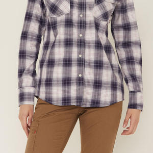 Camisas de trabajo de manga larga profesionales para mujer Blusas de uniformes de oficina personalizables con fabricante de bordado de logotipo - Product Image 2