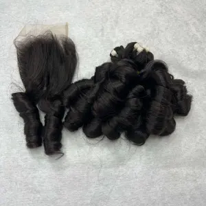 Wholesale Hair Romance Bouncy Curls Raw Virgin Vietnamese Human Extension Fumi Mutil Curl Hair