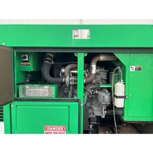 Groupe électrogène diesel industriel d'occasion de 36 kW avec sélecteur de tension, remorquable, pour usage commercial de secours - Product Image 4
