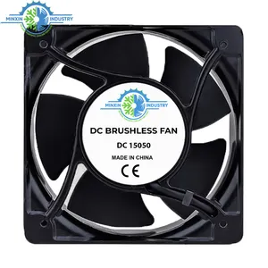 15050 melhor bldc ventiladores elétricos menor preço dc ventilador axial 150x150x50mm, ótimo para vendedores, máquina de exibição, home theater