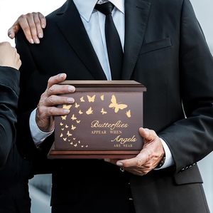 Urnas conmemorativas de cremación para cenizas humanas, caja de urnas de madera y ataúd para cenizas, hombres, mujeres y niños, entierro grande - Product Image 5