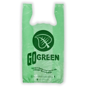 Sacs en plastique biodégradables pour t-shirts 100%, transport de sacs en plastique pour t-shirts HDPE/IDPE personnalisés et respectueux de l'environnement - Product Image 2