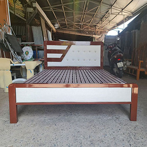 โซฟาเบดแบบพับได้สีแดงไวน์ทันสมัยสำหรับใช้ในคลังสินค้าขนาดควีนไซส์ - Product Image 1