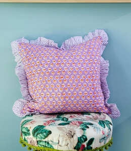 Fundas De Almohada Alfombra Cojín Sofá Almohadas 100% Fibra de poliéster Relleno de lana 400TC Patrón sólido Precio de fábrica para todas las estaciones - Product Image 3