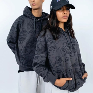 Sudaderas con Capucha de Invierno con Diseño Personalizado, Impresas en Toda la Superficie, 100% Algodón de Felpa, Súper Cómodas, Antiencogimiento y Ecológicas - Product Image 4