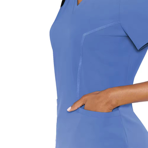 Uniforme d'hôpital sur mesure, uniforme de médecin à manches courtes, chemise médicale pour médecins, chemise de travail pour hommes - Product Image 3