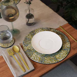 แผ่นรองจานทรงกลมแบบเรียบง่ายเป็นมิตรกับสิ่งแวดล้อมสำหรับงานผลิตในเวียดนาม - Product Image 2