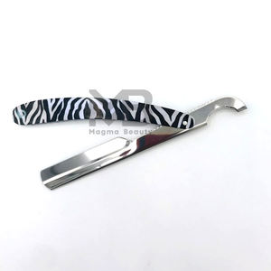 Nueva Navaja de Afeitar Recta Elegante para Hombre, Mango Profesional de Madera de Rosa con Hoja Pulida, Navaja de Barbero de Una Sola Hoja - Product Image 6