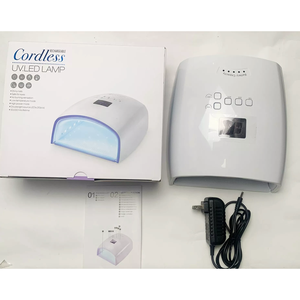 Lampe à ongles LED sans fil haute puissance, rechargeable, UV/LED, séchage automatique, métal, plastique, batterie électrique disponible - Product Image 2