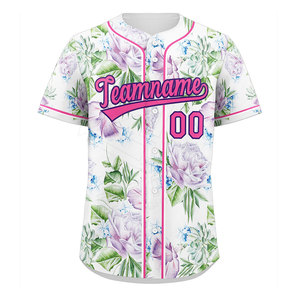 Camiseta de Béisbol de Poliéster 100% Transpirable de Secado Rápido de Alta Calidad, Nuevo Estilo, Camisetas Personalizadas con Nombre y Número del Equipo, Uniforme Recién Llegado - Product Image 3