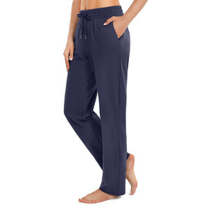 Vente chaude Pantalons amples pour femmes sur mesure Concevez vos propres pantalons amples faciles à porter Faible MOQ Pantalons de survêtement pour femmes pour adultes - Product Image 3