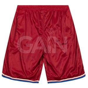 Factory Made Custom Design Your Own Logo Men Casual Mesh Shorts Elastic Waist Mid Comfortable Fashion Wear - Product Image 3