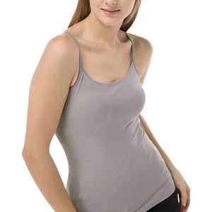 Top vente femmes nouvelle mode débardeurs Slim Fit plaine longue Fitness hauts d'entraînement 100% doux exportation respirant personnalisé grande taille - Product Image 5