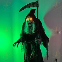 Nouveauté Halloween : Accessoires d'horreur animatroniques zombies réalistes personnalisés, directement de l'usine, en plastique durable pour adultes, utilisation intérieure