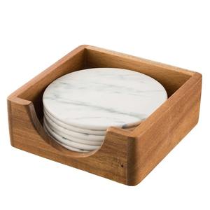 Ensemble de sous-verres en marbre de qualité supérieure grands tapis de table en pierre durables pour la cuisine et la maison essentielles pour la pendaison de crémaillère - Product Image 5