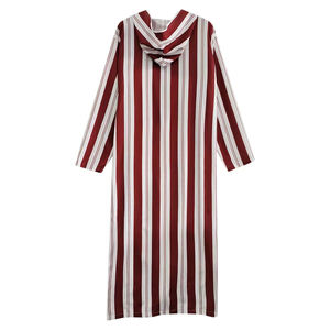 2023 ropa de hombre musulmán islámico thobe tradicional Khamis árabe ropa islámica thobe hombres abaya forro con capucha rojo y blanco - Product Image 3