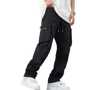 Pantalones de chándal de mezcla de algodón con pierna cónica Tela suave transpirable Correr Jogging Yoga Ropa deportiva Ropa de diario Pantalones de hombre activos - Product Image 3