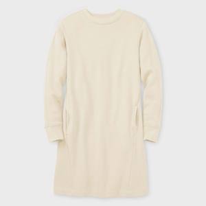 Vestido sudadera de gran tamaño para mujer: vestido con capucha cómodo y de moda con bolsillos, ideal para ropa informal y estilo callejero - Product Image 1