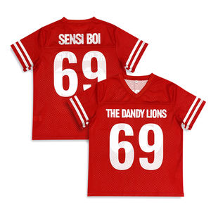 Maillot rétro personnalisé en gros, streetwear de haute qualité, maillot de football américain pour hommes - Product Image 1