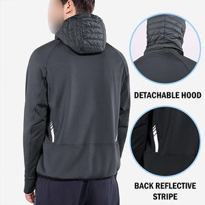 Custom Wholesale High Quality Hooded Collar Winter Black Bomber Puffer <b>Men</b> Plus Size High Street Waterproof <b>Jackets</b> - Product Image 2