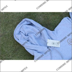 Gran peso caída hombro personalizado puff estampado sudaderas con capucha OEM 100% algodón Oversized Boxy fit Crew cuello sudaderas en blanco - Product Image 2
