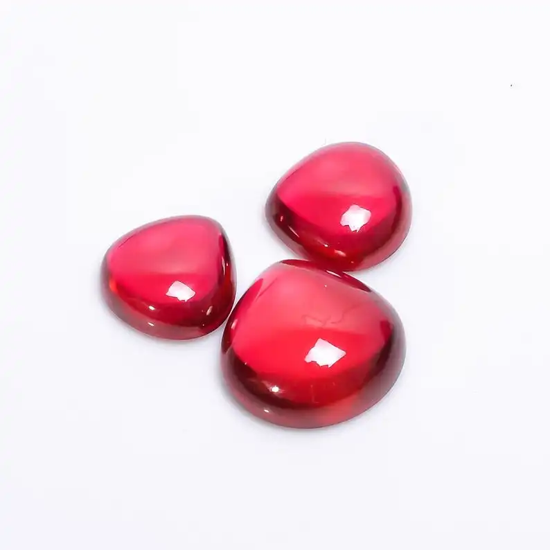 Pear Lab Grown Ruby Corundum Hydro thermal Synthetic Ruby Stone Lab Erstellt Ruby für die Schmuck herstellung