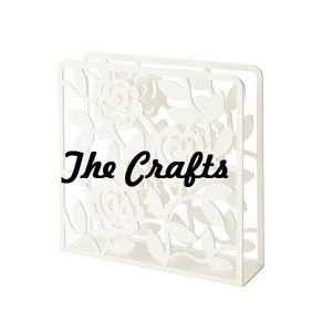 Porte-serviettes au design floral pour décoration de table d'hôtel et de restaurant Porte-papier de soie au prix de gros - Product Image 1