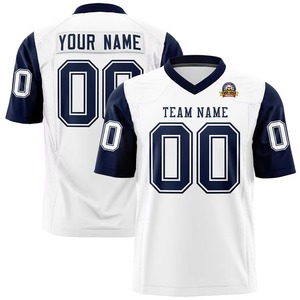 Custom Mens American Football Jersey Uniform 245GSM <b>Mesh</b> Polyester Reinforced Team Match Practice Sportswear - Product Image 2