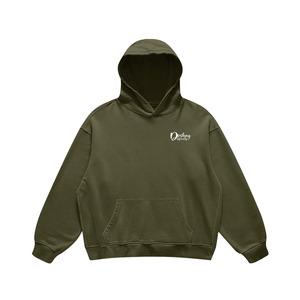 Ropa de calle personalizada 100% algodón 500 Gsm de peso pesado invierno a prueba de viento ecológico lavado con ácido sudadera con cremallera desgastada de gran tamaño - Product Image 6