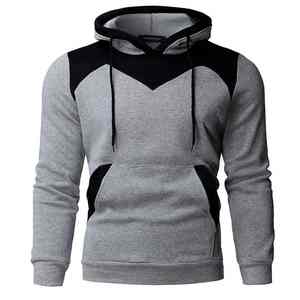 Sudadera con capucha de algodón para hombre de alta calidad para ropa de calle Cómoda Drable Ropa de todo el día Diseño bordado Color sólido Digital para - Product Image 1