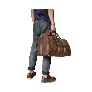 กระเป๋าเดินทางหนังแบบสั่งทำขนาดใหญ่สำหรับผู้ชายกระเป๋าเดินทางน้ำหนักเบาแบบพกพาความจุสูง - Product Image 5