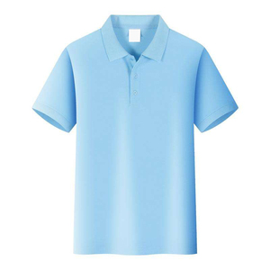 Camisetas Polo de Color Sólido de Alta Calidad al por Mayor, Impresión de Logotipo Personalizada, Camiseta Polo de Algodón de Secado Rápido para Hombre - Product Image 6
