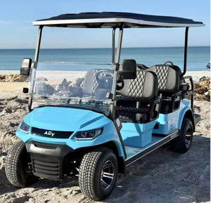 Carrito de Golf Elevado Original para 4+2 Pasajeros con Asientos Cómodos, Vehículo Eléctrico Utilitario para Exteriores de 6 Plazas - Product Image 1