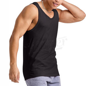 Camiseta sin mangas ligera personalizada de secado rápido, camisetas sin mangas de Color blanco para hombre para verano, camiseta sin mangas para gimnasio, chalecos de Fitness - Product Image 6