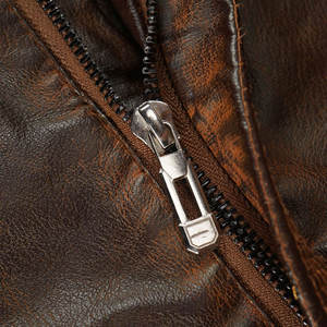 Veste en cuir de haute qualité, logo personnalisé, veste d'hiver, vêtements de mode, veste en cuir pour hommes - Product Image 3