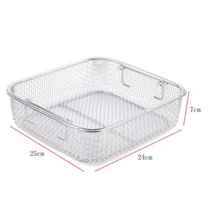 Plateau chirurgical allemand en acier inoxydable sur mesure Source d'alimentation manuelle articles creux avec base en treillis métallique pour instruments chirurgicaux - Product Image 3