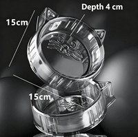 Bol anti-renversement pour chat avec doublure jetable, gamelles paresseuses pour chiens et chats, respectueuses des moustaches, fournitures pour animaux de compagnie, lot en gros