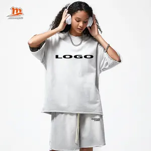 Wholesale Custom Logo Design Two Piece Women s Summer T shirt and Shorts Set for Women s Clothing with Casual Wear Manufacturer