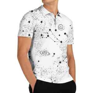 Golf de manga corta para hombre para Polo Jersey informal cómodo en patrón sólido Opciones de talla grande - Product Image 1