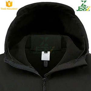 Veste Softshell Tactique Unisexe Noire Grande Taille Imperméable Coupe-Vent Manteau d'Hiver Fermeture Éclair Extérieur Randonnée Camping - Product Image 3
