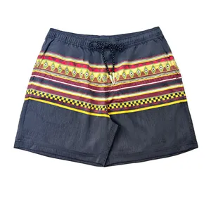 Changement de couleur hommes portent piscine utilisation natation hommes maillot de bain haute qualité taille personnalisée palmier imprimé design Shorts pour hommes