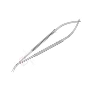 Tijeras Microquirúrgicas Manuales de Acero Inoxidable de Alta Calidad, 165 mm, Ángulo de 25°, Hoja de 15 mm de Longitud, Instrumentos de Precisión, CE - Product Image 5